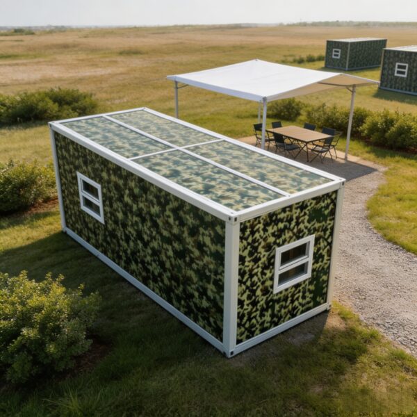 Camouflage X Type Standard Foldable Container House Ku Is 05 002 02