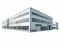 Double‑storey Steel‑structure Industrial Workshop & Warehouse KU-IS-06-010