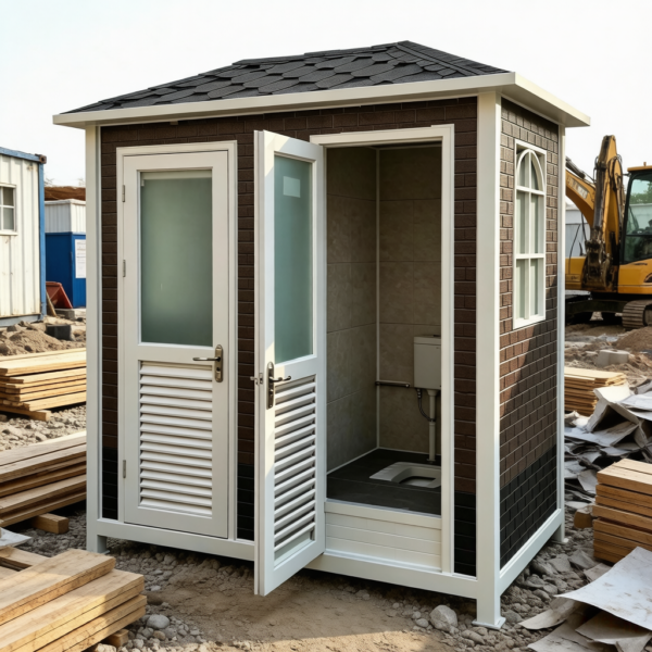 Dual‑compartment Prefab Outdoor Portable Toilet Ku Is 08 003 01