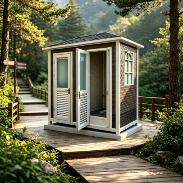 Dual‑compartment Prefab Outdoor Portable Toilet Ku Is 08 003 02