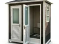 Dual‑Compartment Prefab Outdoor Portable Toilet KU-IS-08-003