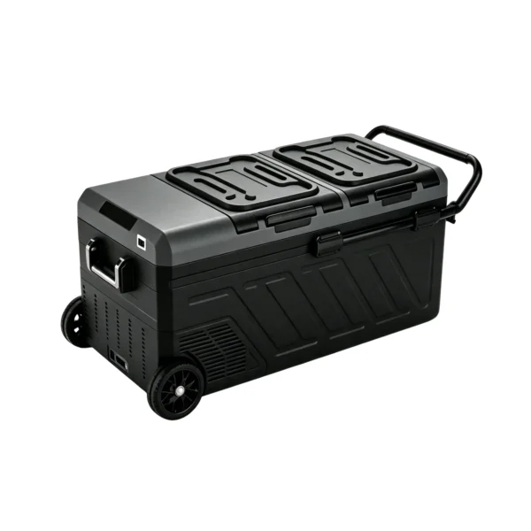 Dual‑zone Wheeled Dc Car Refrigerator Ku Og 07 001 Ku Og 07 001