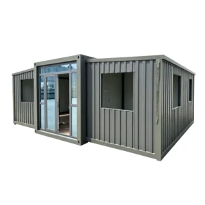 Grey 20ft Double‑wing Expandable Container House Ku-Is-05-007