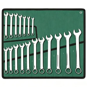 18-Piece Metric Combination Wrench Set KU-IS-01-021