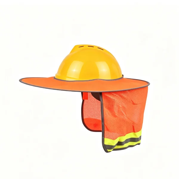 Wide-Brim Sunshade Safety Helmet KU-IS-03-004