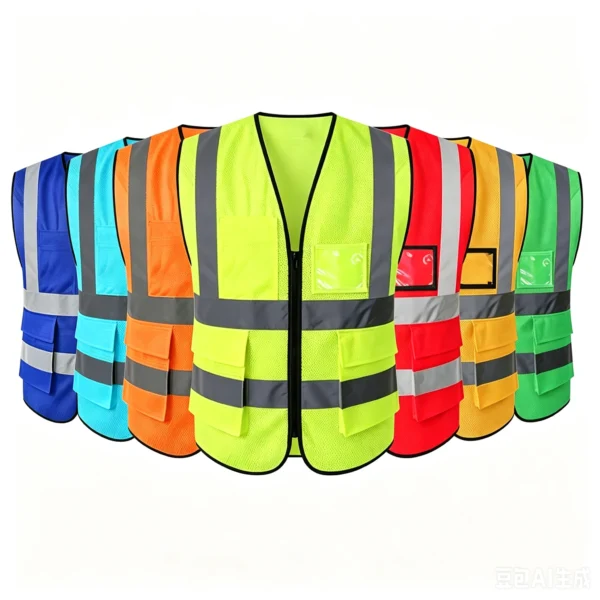 High-Visibility Mesh Reflective Safety Vest KU-IS-03-012