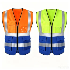 Multi-Pocket High-Visibility Reflective Safety Vest KU-IS-03-014