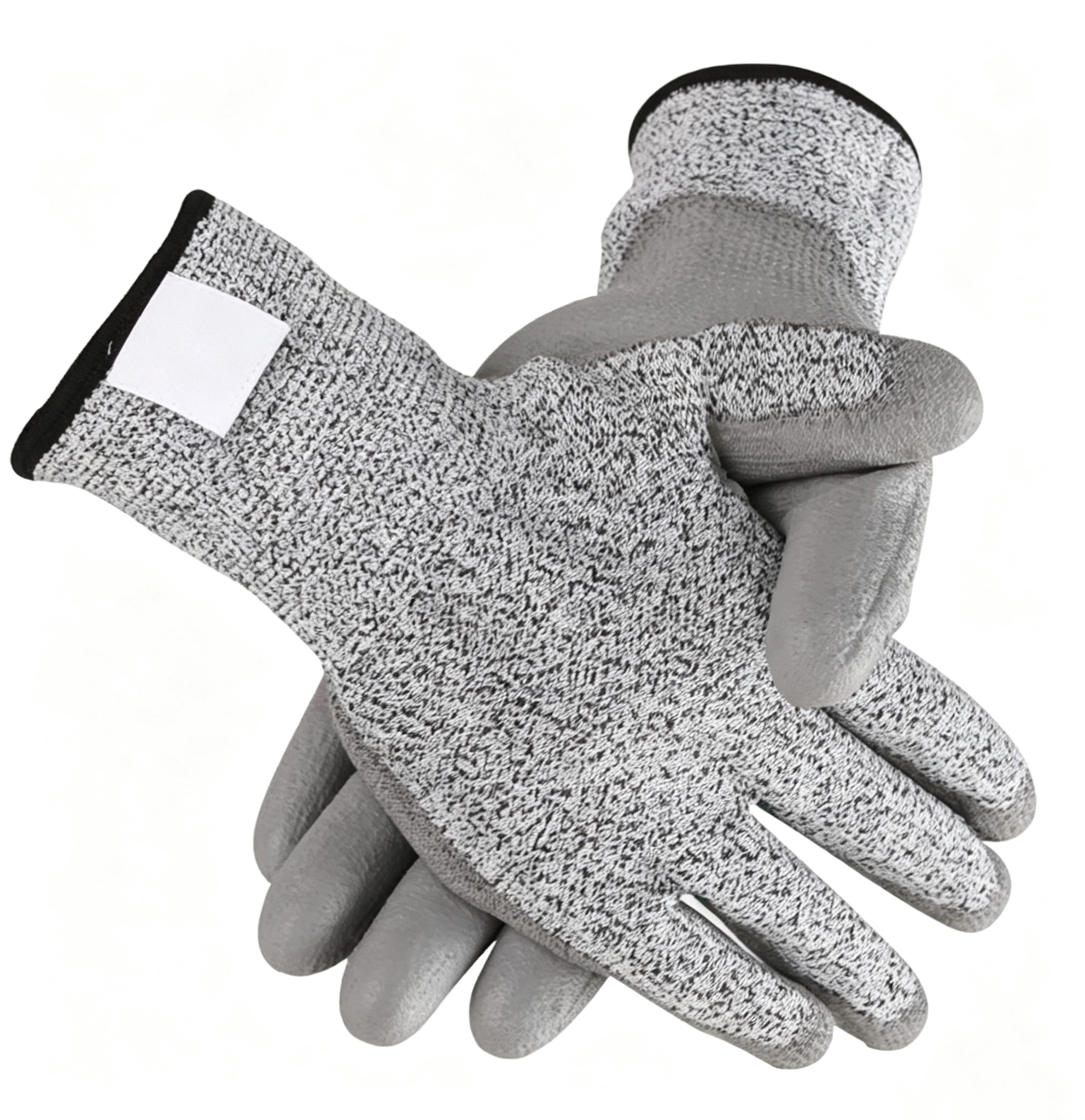 13-Gauge HPPE PU-Coated Cut-Resistant Work Gloves KU-IS-03-021