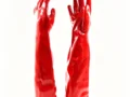 200°C Anti-Static PVC Heat-Resistant Gauntlet Gloves KU-IS-03-023