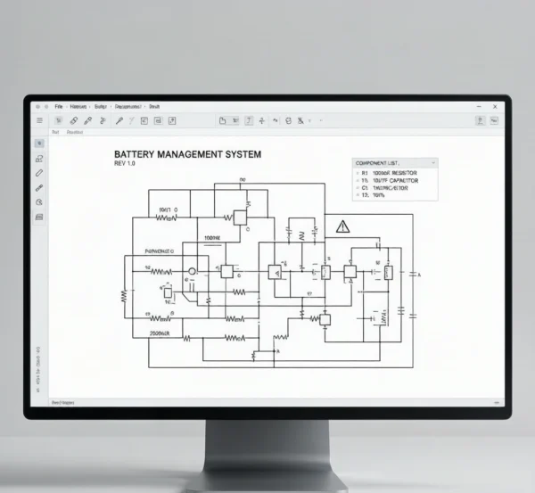 Energy Storage BMS Control Board PCBA KU-OC-03-001