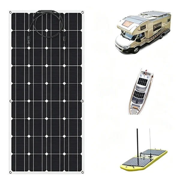 120W Flexible Monocrystalline Solar Panel with MC4 Connector KU-OG-04-001