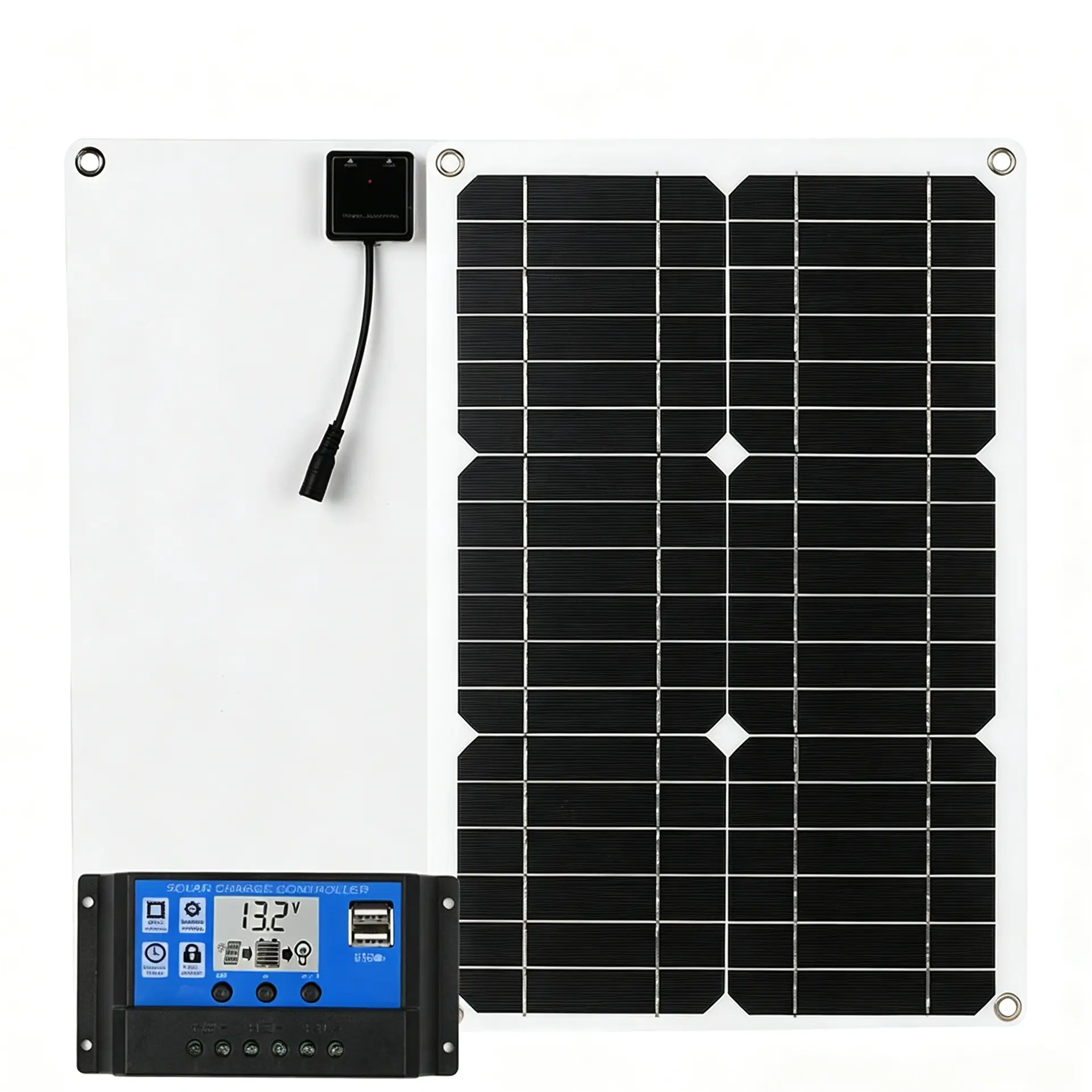 20W 12V Monocrystalline Solar Panel Kit KU-OG-04-004