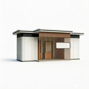 Modular Light Steel Portable Public Toilet KU-IS-06-014