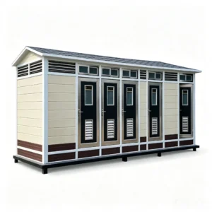 Multi‑Booth Prefabricated Public Restroom KU-IS-08-001
