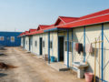 Off‑white Single‑storey Light‑steel Emergency Shelter Ku Is 06 003