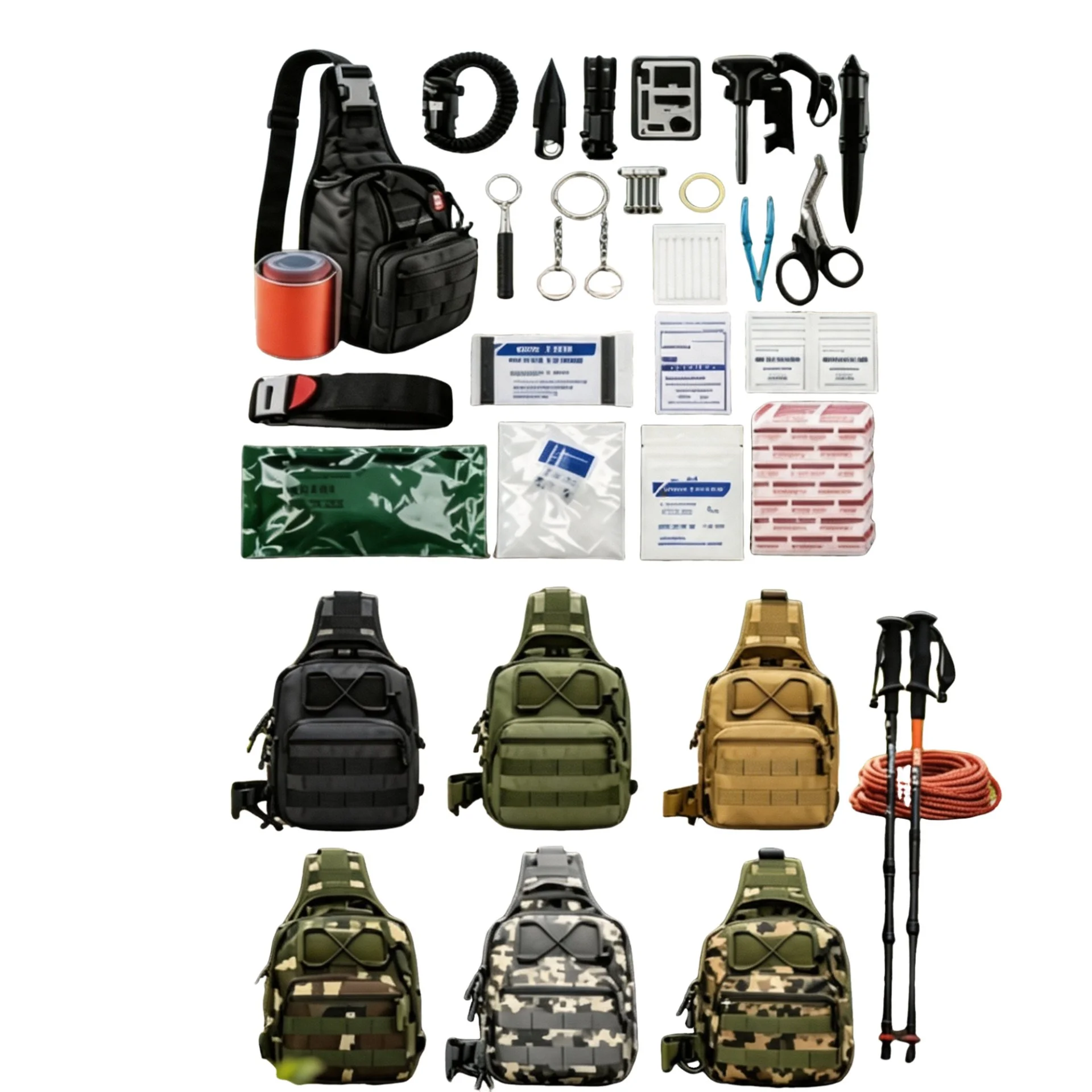 Outdoor Survival Sling First Aid Kit KU-IS-08-010