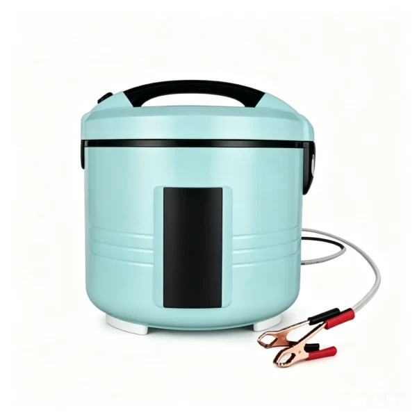 Portable DC 12V Rice Cooker with Battery Clips KU-OG-07-015