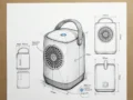 Portable Mini Air Purifier (5)KU-OC-01-002