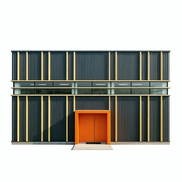 Prefabricated Double‑storey Steel‑structure Workshop KU-IS-06-012