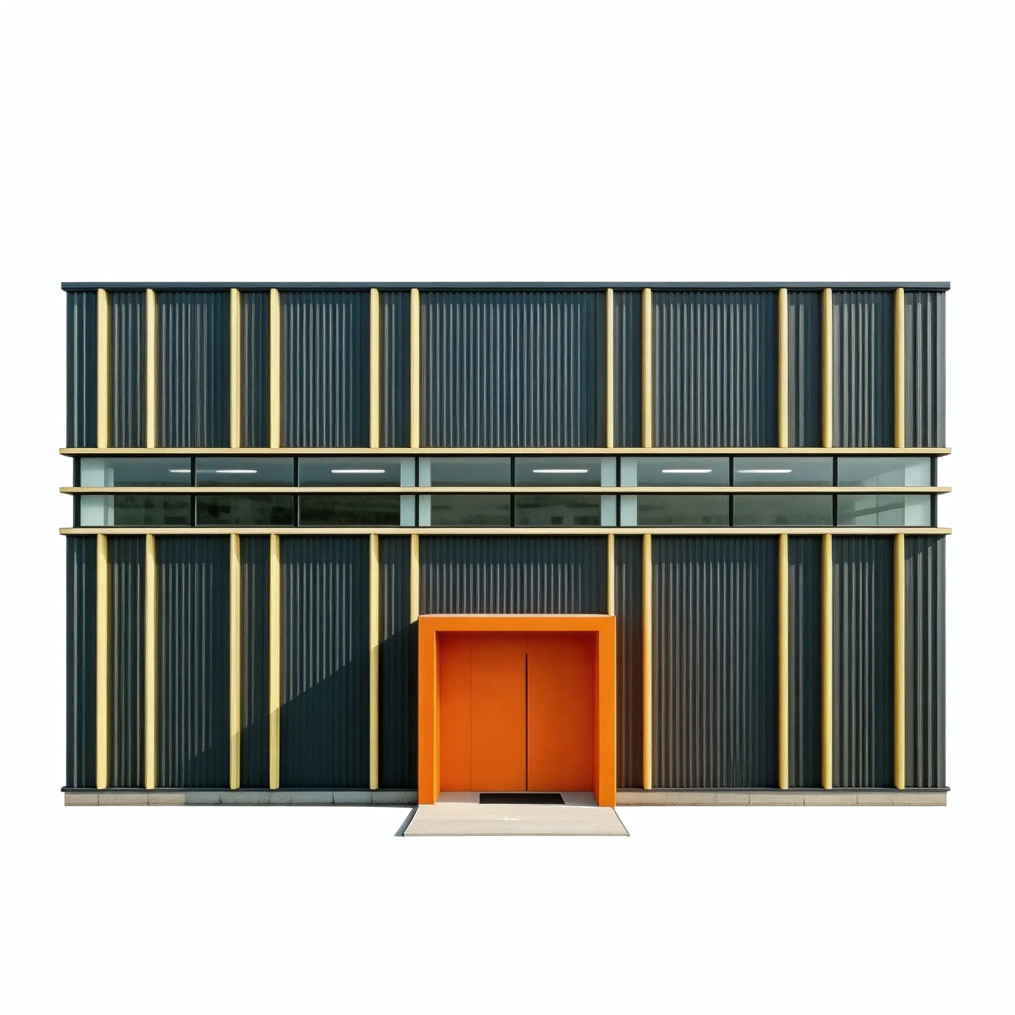 Prefabricated Double‑storey Steel‑structure Workshop KU-IS-06-012