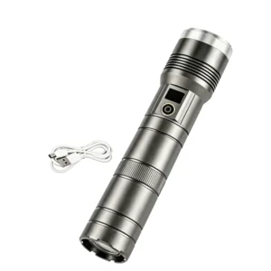 Rechargeable Digital Display Zoom Flashlight KU-IS-08-006
