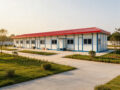 Red Corrugated Steel Single‑storey Light‑steel Emergency Shelter Ku Is 06 002