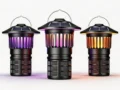 Solar‑Powered LED Mosquito Zapper Lantern KU-HD-04-010