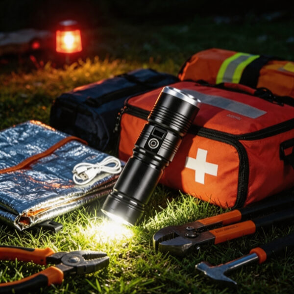 Telescopic Zoom Usb‑c Rechargeable Flashlight Ku Is 08 007 01
