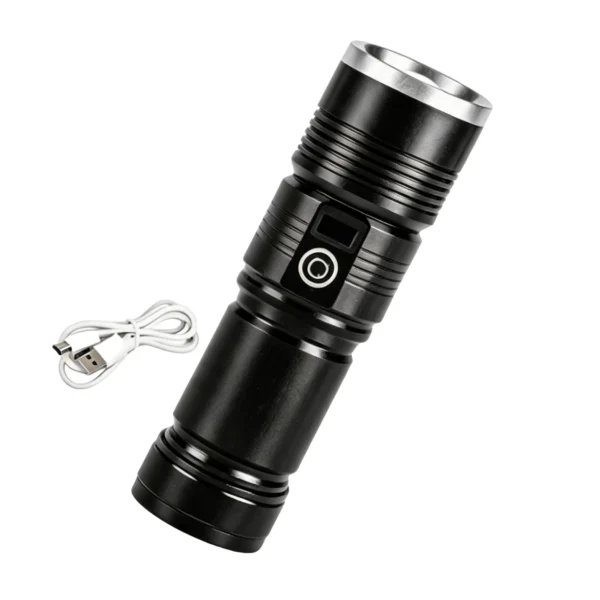Telescopic Zoom USB‑C Rechargeable Flashlight KU-IS-08-007