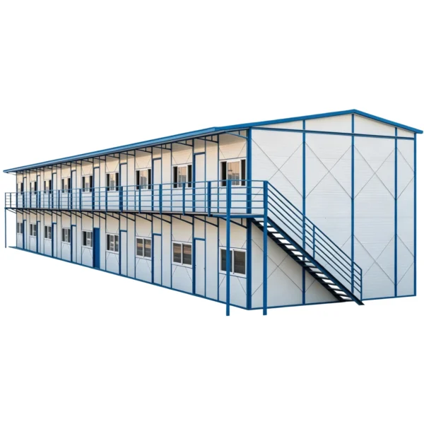 Two‑Storey Knock‑Down Prefab Site House KU-IS-06-004