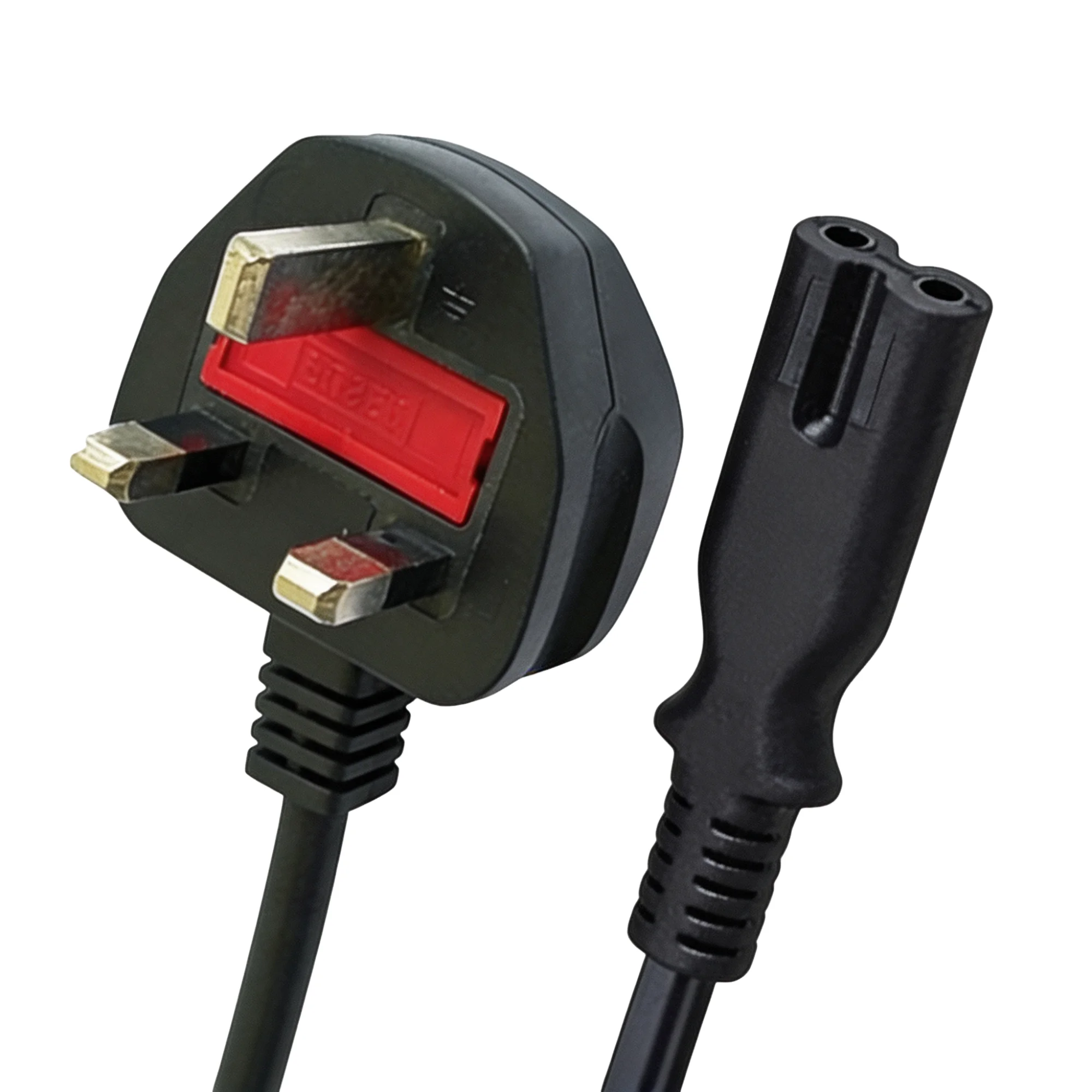 UK 3‑Pin Square Power Plug KU-HD-01-009