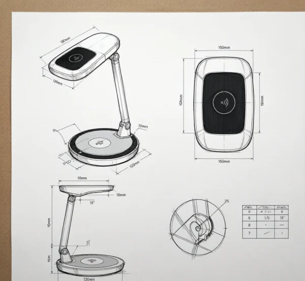 Wireless Charging Eye Care Desk Lamp Ku Oc 01 004 (5)