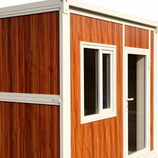Wood Grain Printed X Type Standard Folding Container House Ku‑is‑05‑003 02