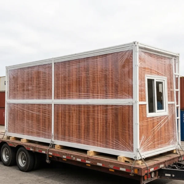 Wood Grain Printed X Type Standard Folding Container House Ku‑is‑05‑003 03