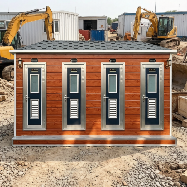 Wood‑grain Cladding Modular Mobile Toilet Ku Is 08 002 01
