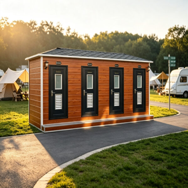 Wood‑grain Cladding Modular Mobile Toilet Ku Is 08 002 02