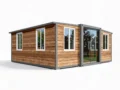 Wood‑grain 20FT Double‑wing Expandable Container House, KU‑IS‑05‑008