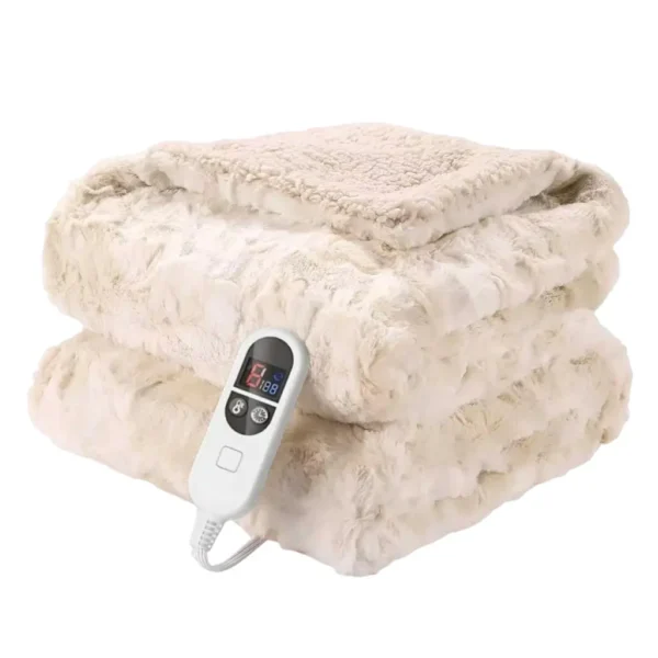 Double‑layer Thick Sherpa Fleece Electric Over‑blanket Ku Hd 06 007