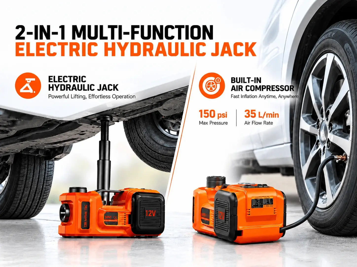 Electric Hydraulic Car Jack2 2