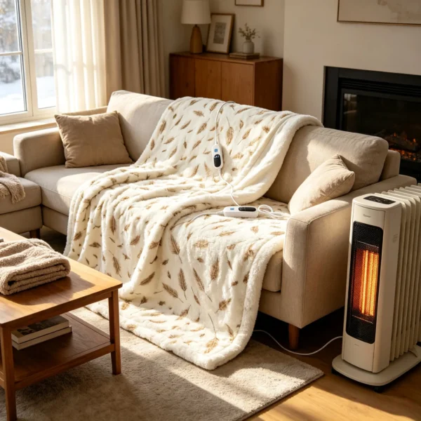 Faux Mink Fur Electric Blanket Ku Hd 06 008 03