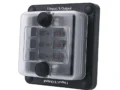 KU-FV-14-003 6-Way 32V 100A Automotive Fuse Block with Clear IP66 Cover