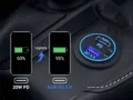 KU-FV-15-001 12V–24V 83W USB-C PD 3.0 and USB-A QC 3.0 Charger Socket with Power Switch