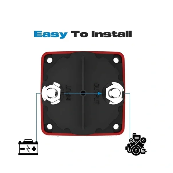 KU-FV-16-002 300A Battery Disconnect Switch for 12–48V Vehicles and Boats