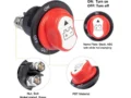 KU-FV-16-001 50A Battery Disconnect Switch for 12–48V Vehicles and Boats