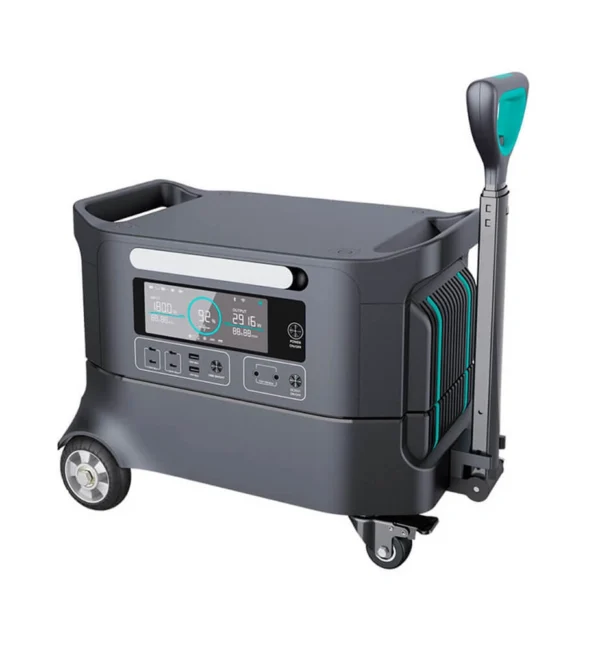 KU-OG-03-003 2200W 2074Wh LiFePO4 Energy Storage System with 4 AC Outlets and Solar Input