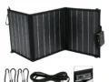 KU-OG-04-003 15W Foldable Monocrystalline Solar Panel Charger with USB-C and USB-A Outputs