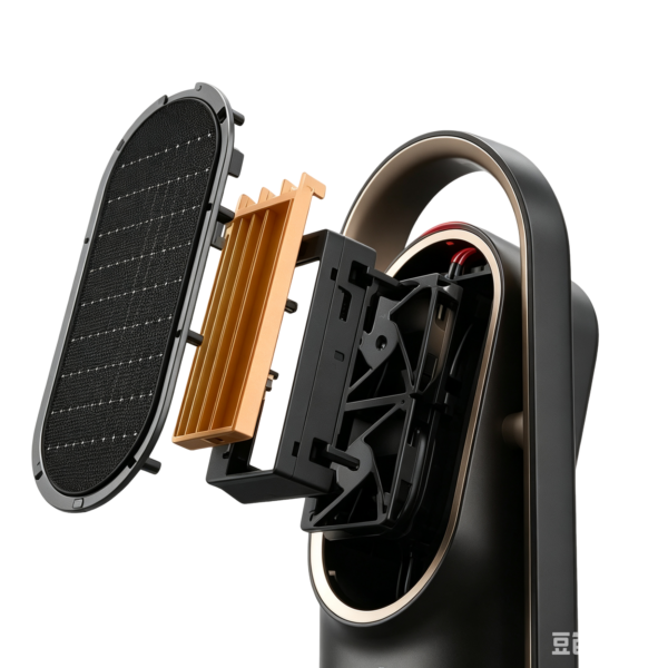 Stand‑up Dual‑oscillation Ptc Fan Heater Ku Hd 06 002 02