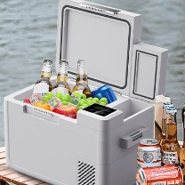Compressor Car Refrigerator With Independent Ice Making Ku Og 07 006 01