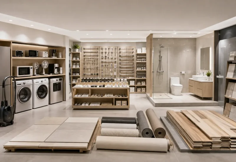 Modern Household And Building Materials Showroom
